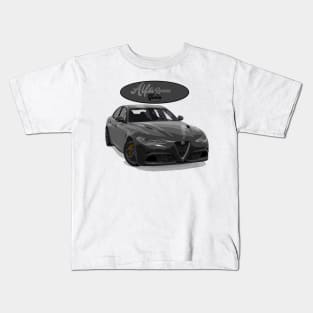 ALFA ROMEO Giulia Nero Kids T-Shirt